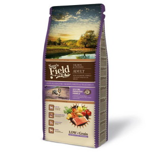 SAM`S FIELD DOG ADULT SALMON POTATO sausā barība suņiem Lasis 13kg